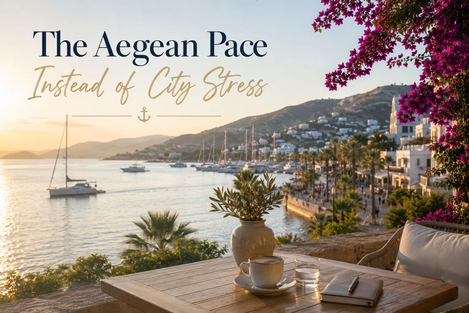 The Aegean Pace Instead of City Stress